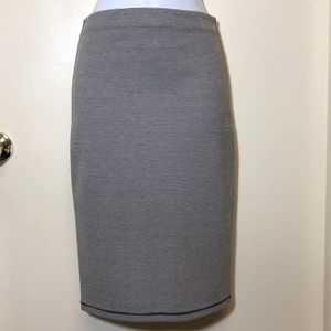 Rachel Roy Pinstripe Pencil Skirt Fetish Pinup Couture Retro Sexy Secretary XS